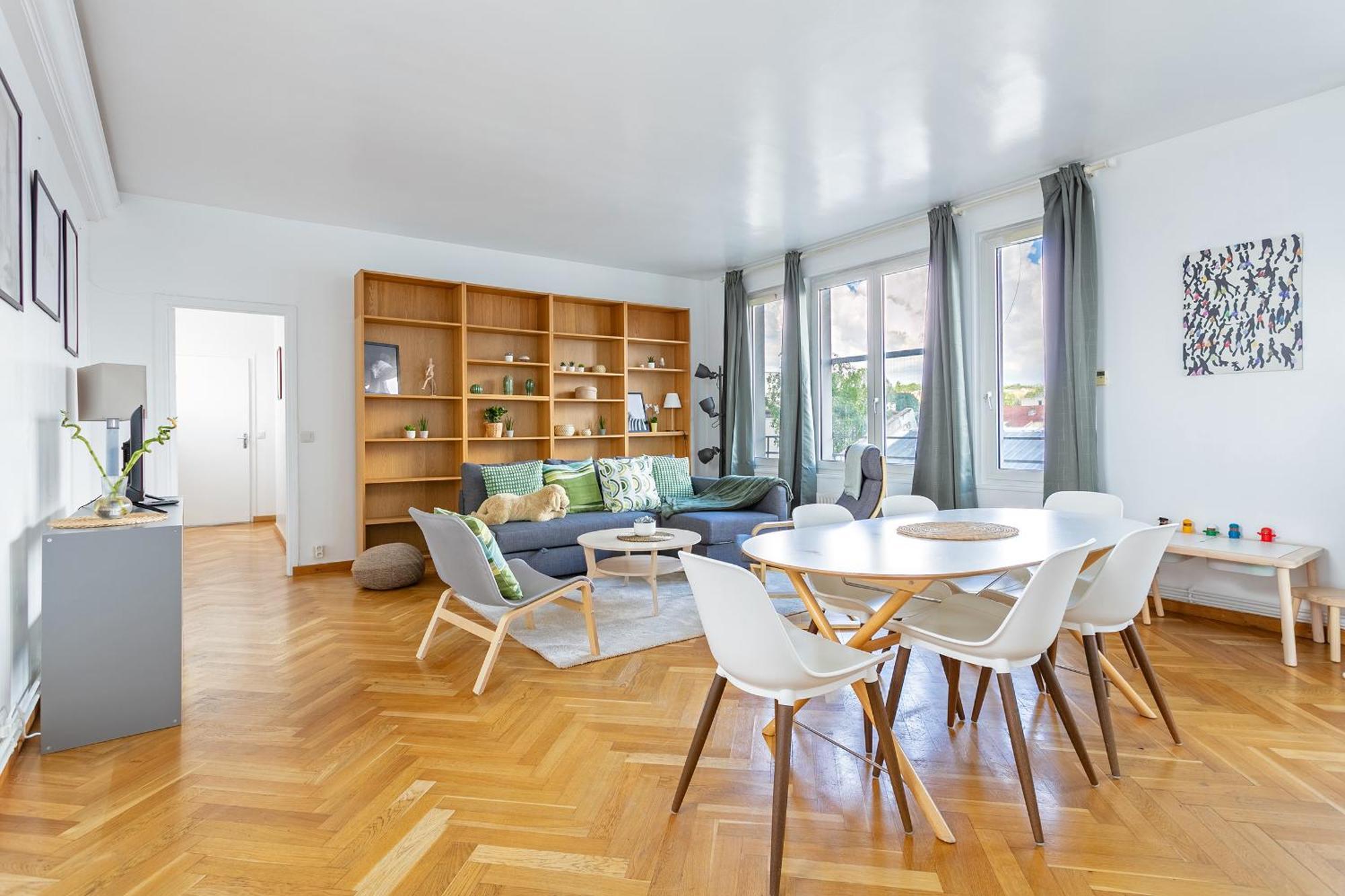 Апартаменти Parisian Penthouse With Large Terrasse П'єррфітт-сюр-Сен Екстер'єр фото