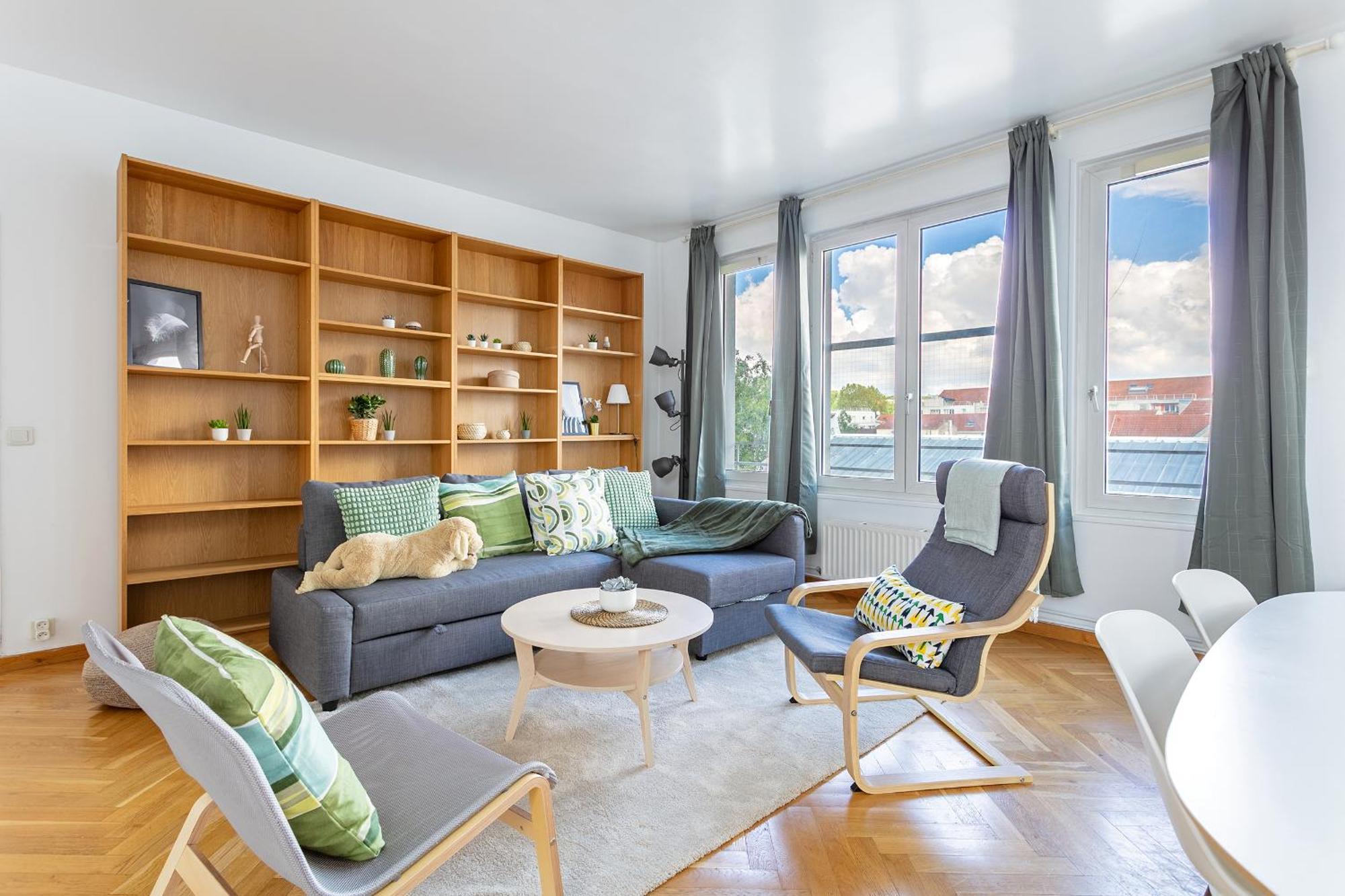 Апартаменти Parisian Penthouse With Large Terrasse П'єррфітт-сюр-Сен Екстер'єр фото