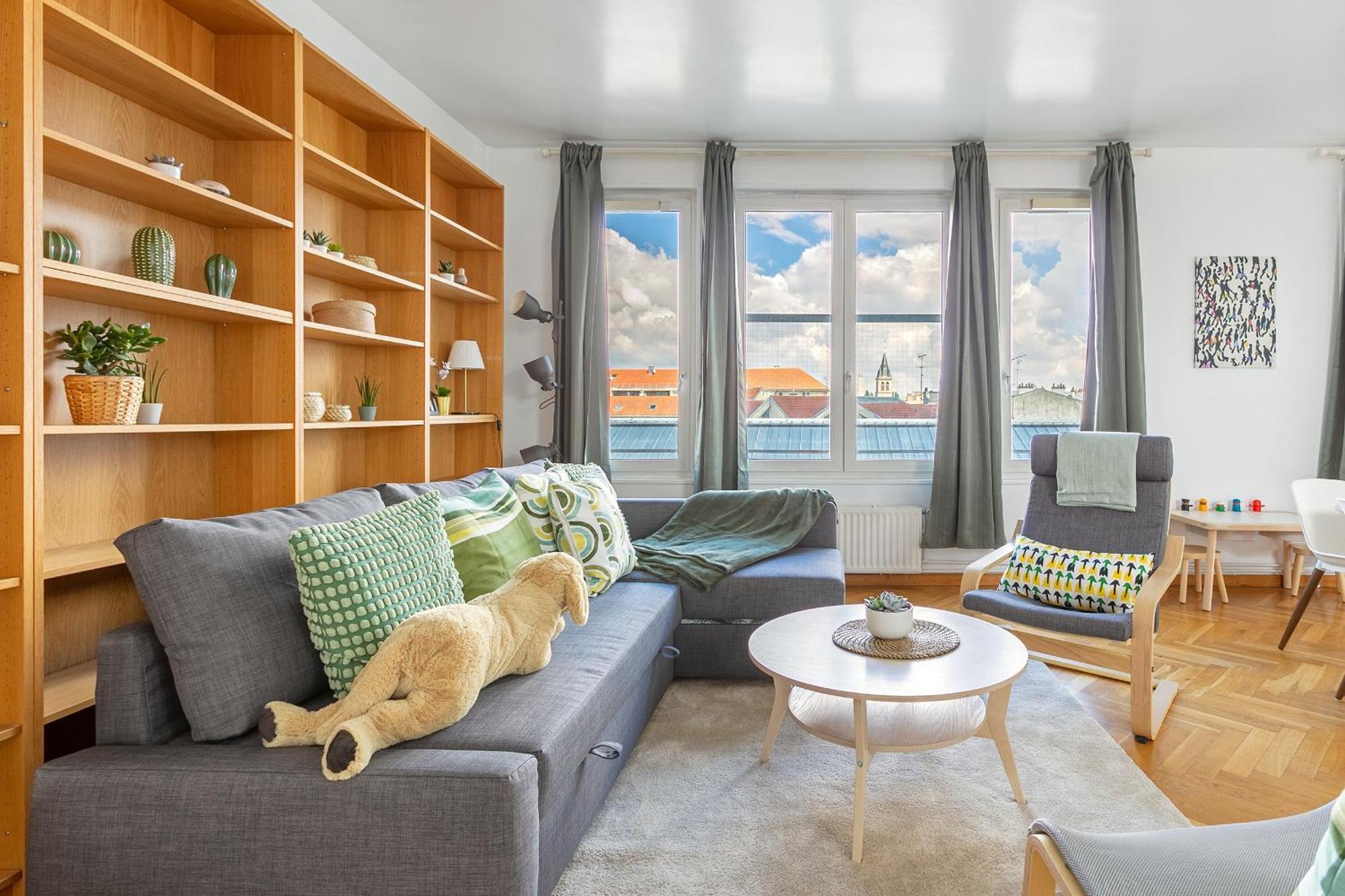 Апартаменти Parisian Penthouse With Large Terrasse П'єррфітт-сюр-Сен Екстер'єр фото